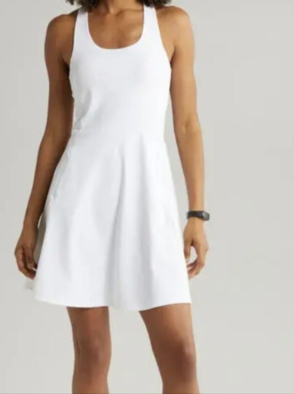 Zella Cross Back Lined Tennis/Sports Dress with Shelf Bra And  Zip Pockets NWOT
